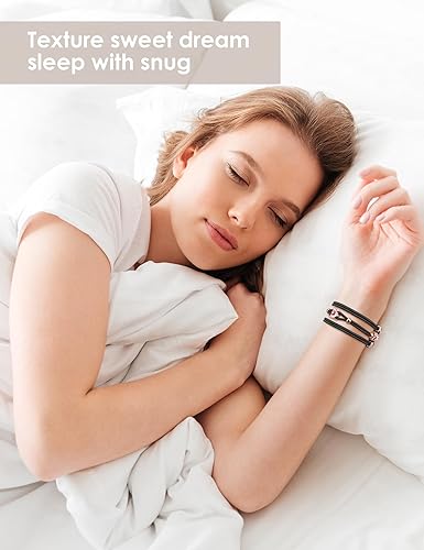 Miniatura 5 de TOYOUTHS Pulsera floral compatible con Fitbit Versa 4Versa 3Sense 2Sense Band para mujeres y niñas, correa trenzada de flores de margarita bohemia