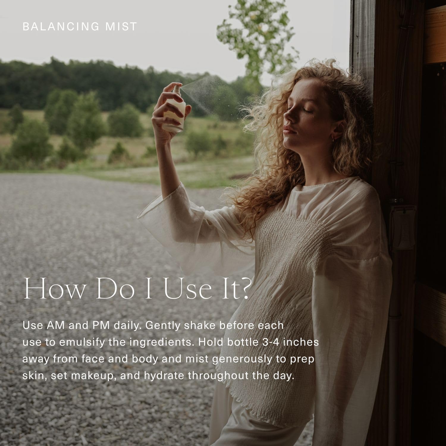 Oak Essentials Balancing Mist | Antioxidant-Rich Rose Water & Aloe Toning Face Mist That Helps Hydrate, Calm, and Refresh, 3.4 Fl Oz - Image 4