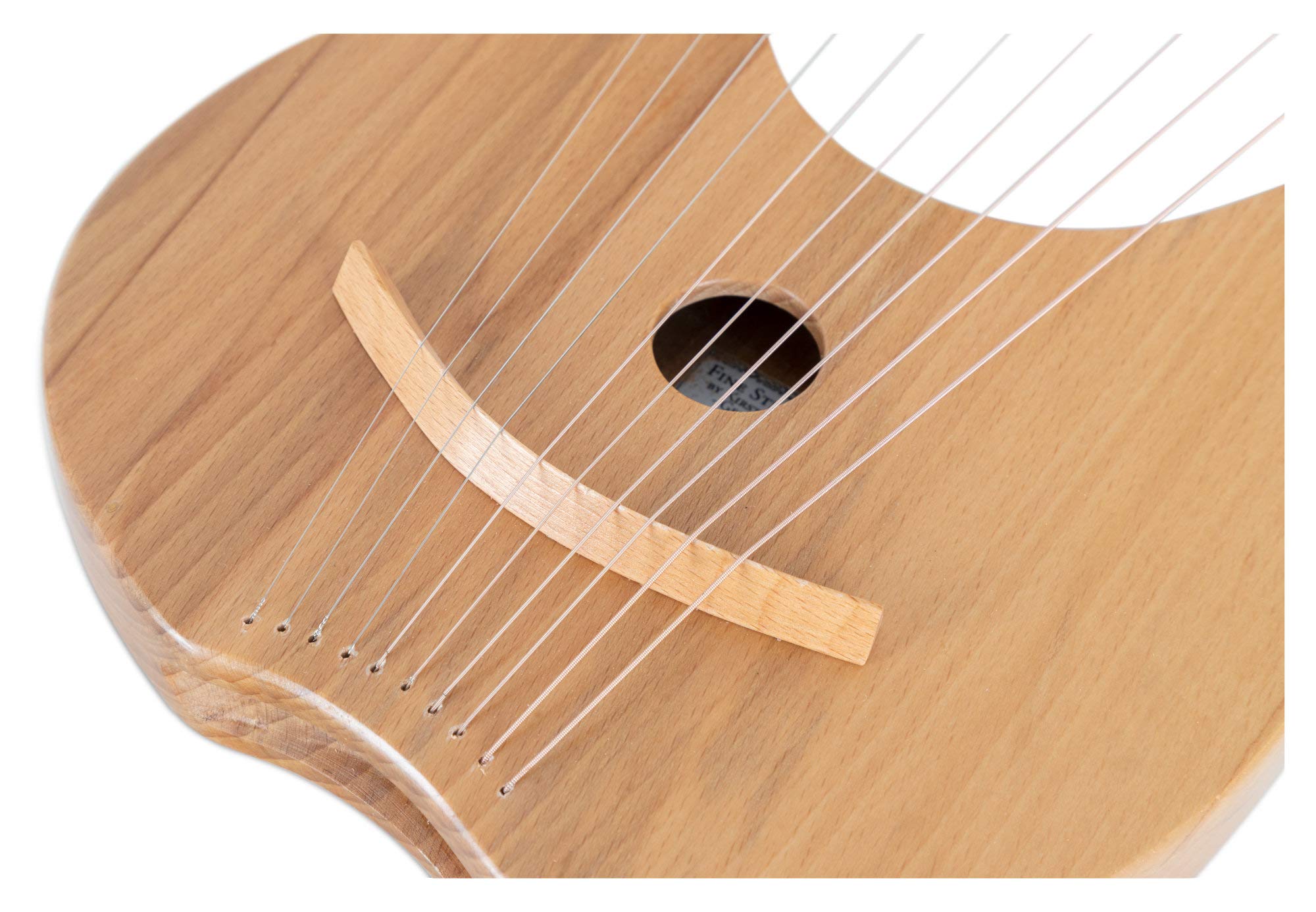 Classic Cantabile LH-10 Lyra Harpe 10 cordes acier harpe voyage bois hêtre clé accordage housse rembourrée