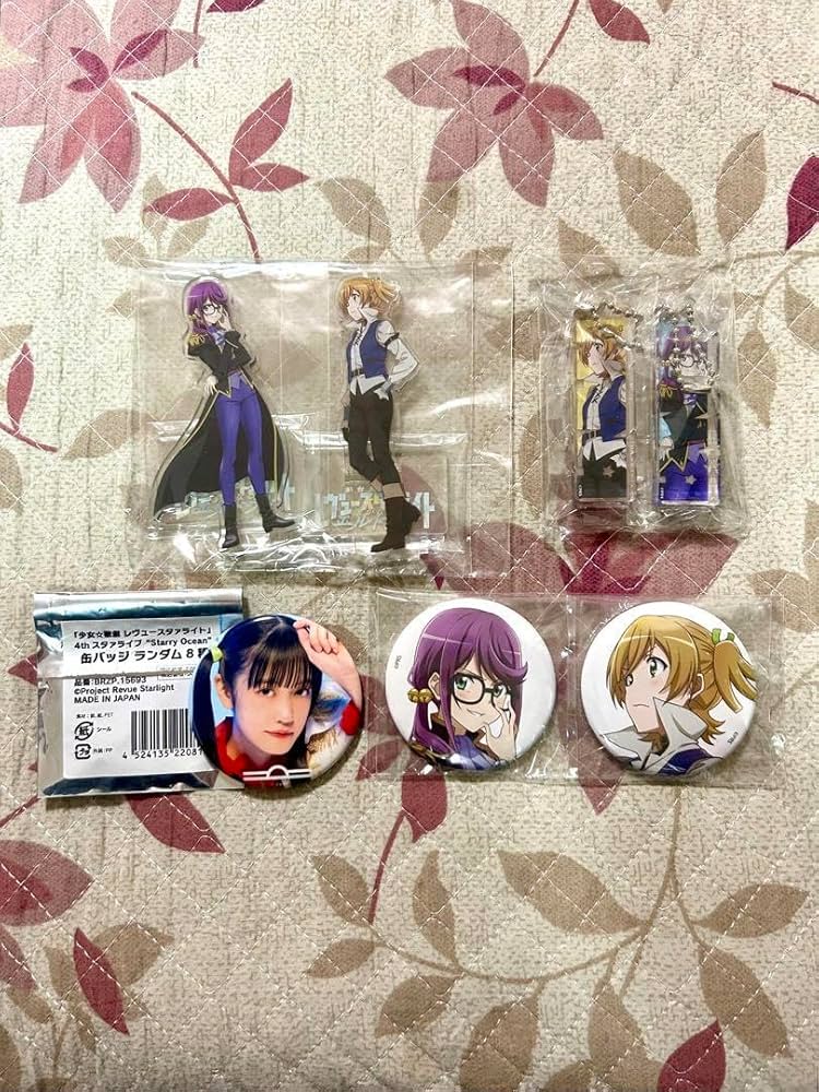 大場なな小泉萌香スタァライト缶バッジアクリルキーホルダー