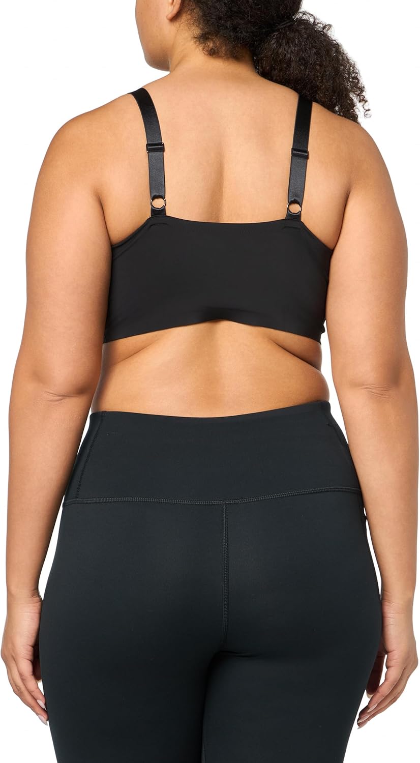 True & Co Body Lift Triangle Adjustable Strap Bra Black - Image 2