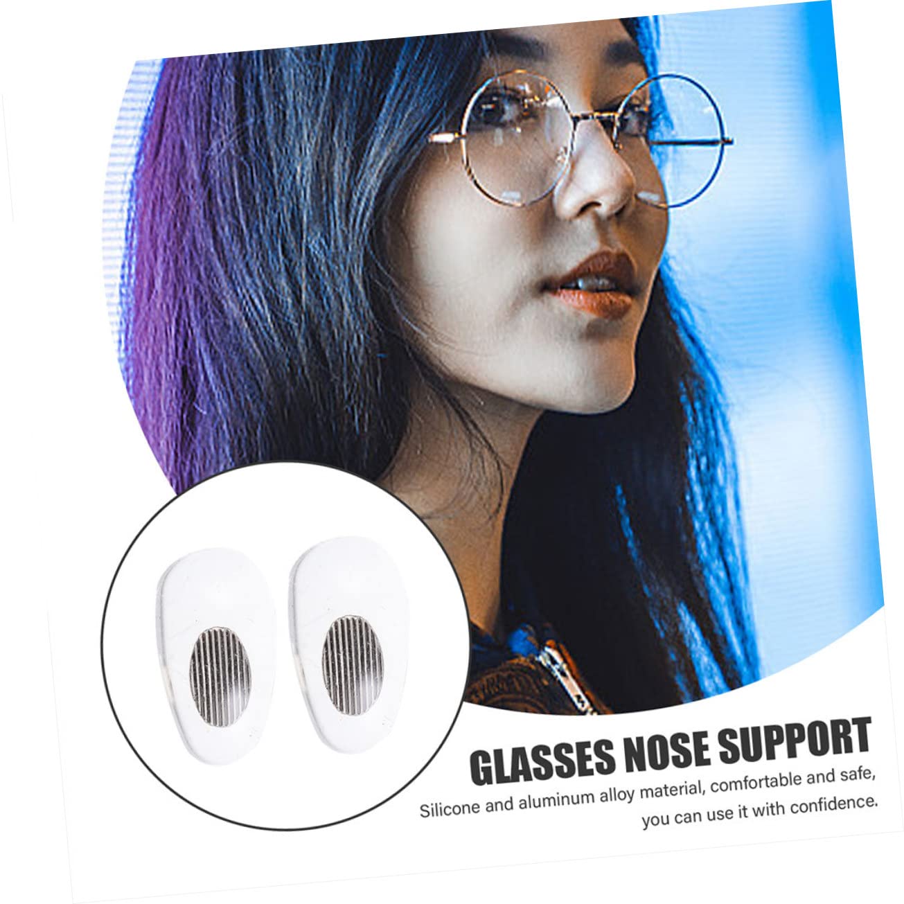 60 Pares Almohadillas Para La Nariz Gafas Nariz Almohadillas Nasales De Espuma Suave Almohadillas Nasales Antideslizantes A3 Marco De Los Lentes Gafas De Sol Núcleo De Cobre