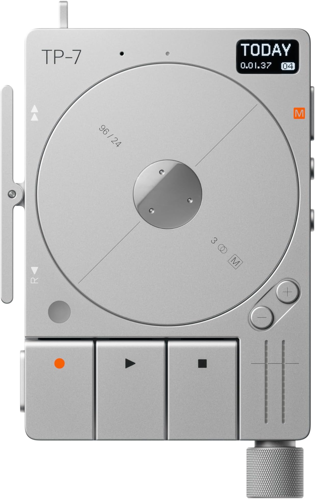 Teenage Engineering TP-7 Portable Digital Audio Recorder with USB-C Audio Interface, Bluetooth, Internal Microphone, Speaker, and 128 GB Storage