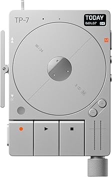 Teenage Engineering TP-7 Portable Digital Audio Recorder with USB-C Audio Interface, Bluetooth, Internal Microphone, Speaker, and 128 GB Storage