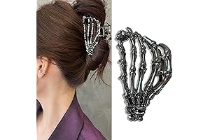Skeleton Hand Metal Claw Clip | Y2K Accoutrement