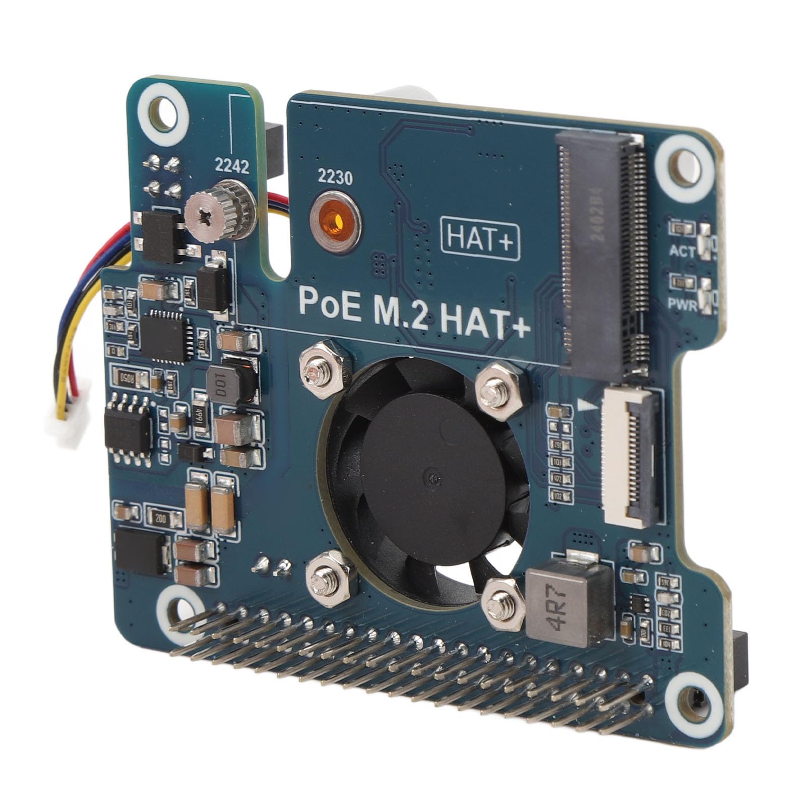 Adapter NVME PCIe na M.2 z PoE, dla RPi 5