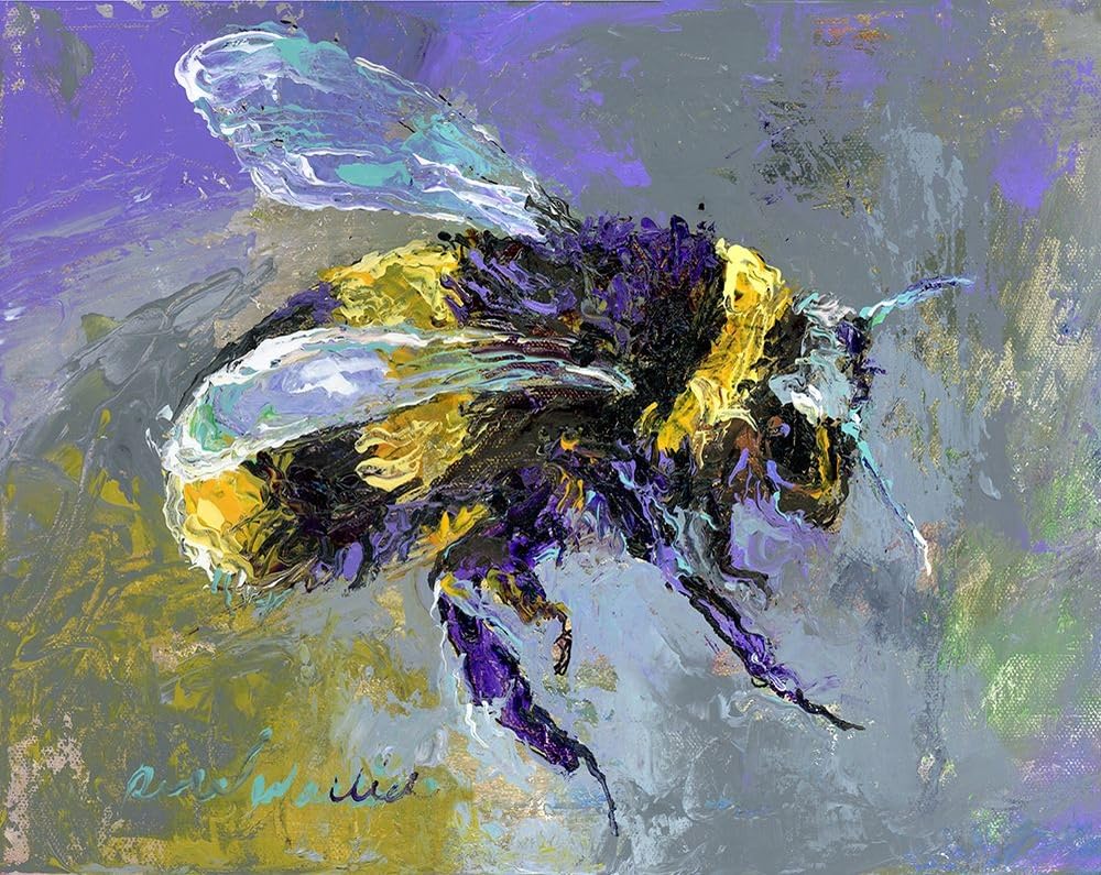 BubbleBee 45x36 Huge Unframed Art Print Poster Ready for Framing by Wallich, Richard