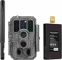 Fototrappola 4G LTE Meidase S950 - 32MP, Video 1296P, App Mobile, Visione Notturna No-Glow