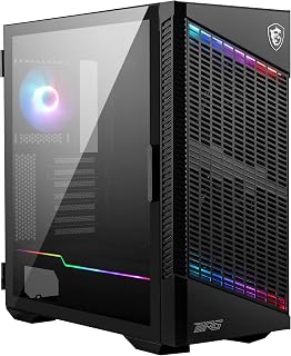 MSI MPG Velox 100P Airflow Mid-Tower Case with Tempered Glass and Dual 360mm Radiator Support