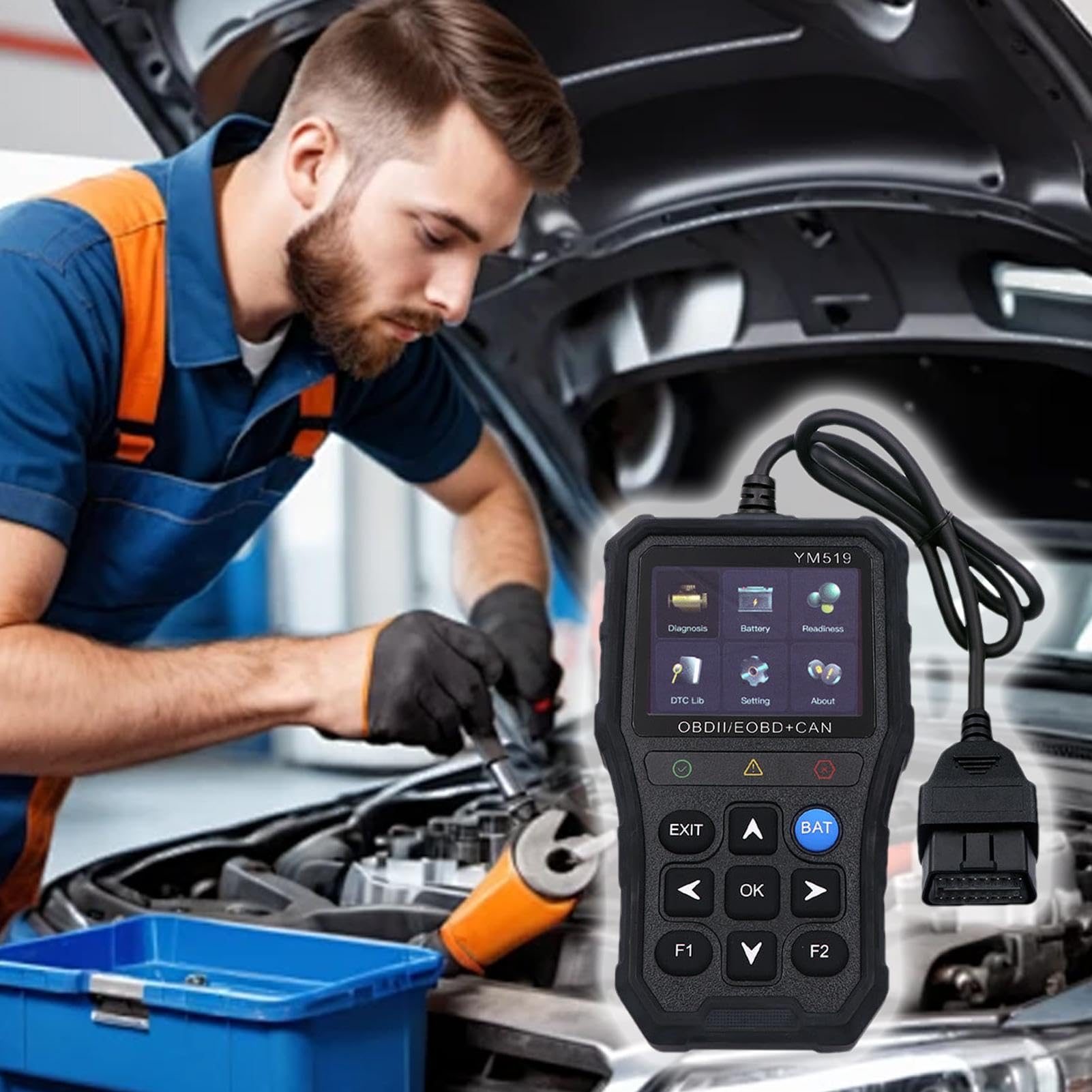 Przeno?ny skaner OBD - wszechstronne ?dzie diagnostyczne do diagnostyki | samochodu z funkcj? sprawdzania kodów silnika | OBD Scan Tool for Efficient Car Maintenance and Troubleshooting