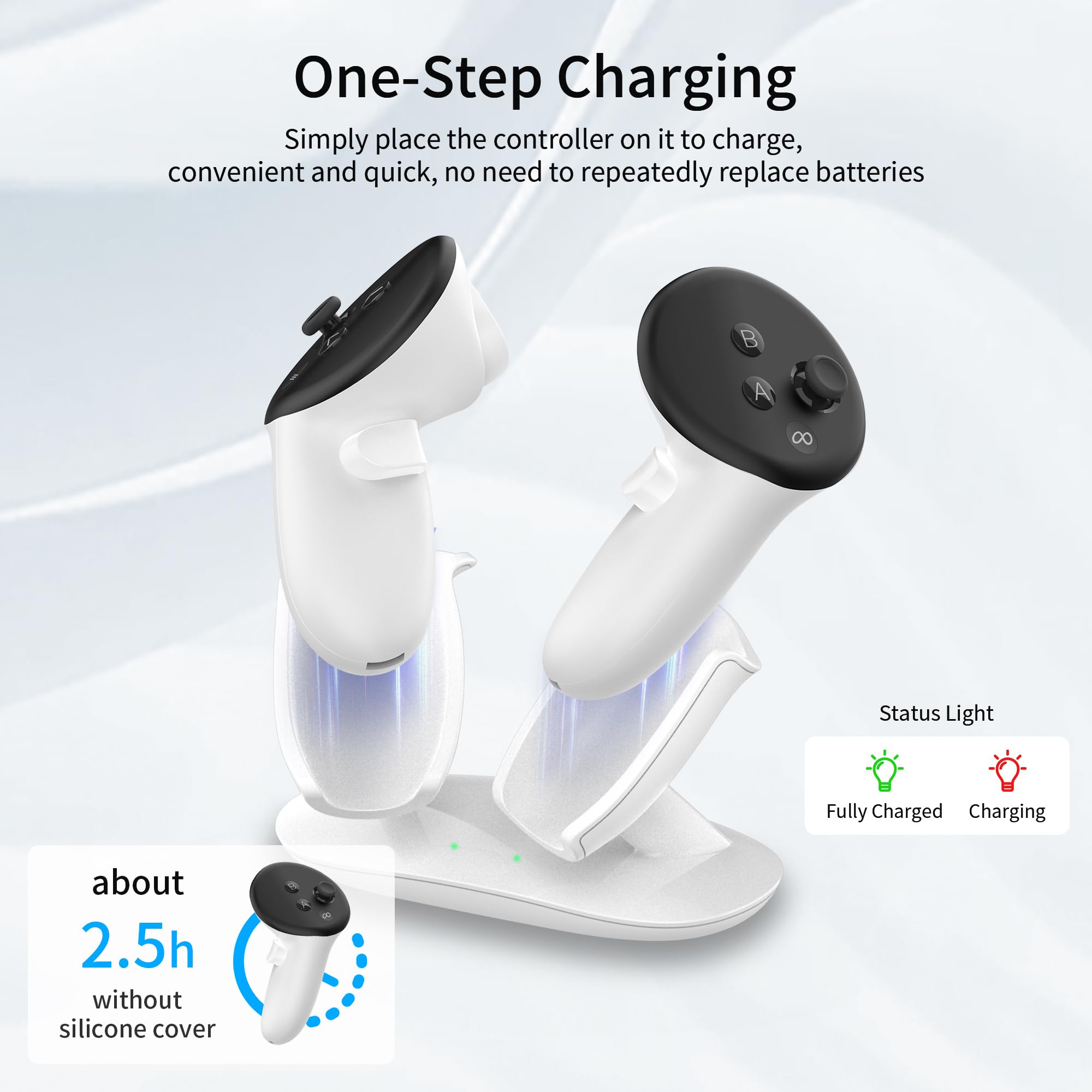 Amazon | HiBloks Meta Quest 3用充電ドック、Oculus Quest 3