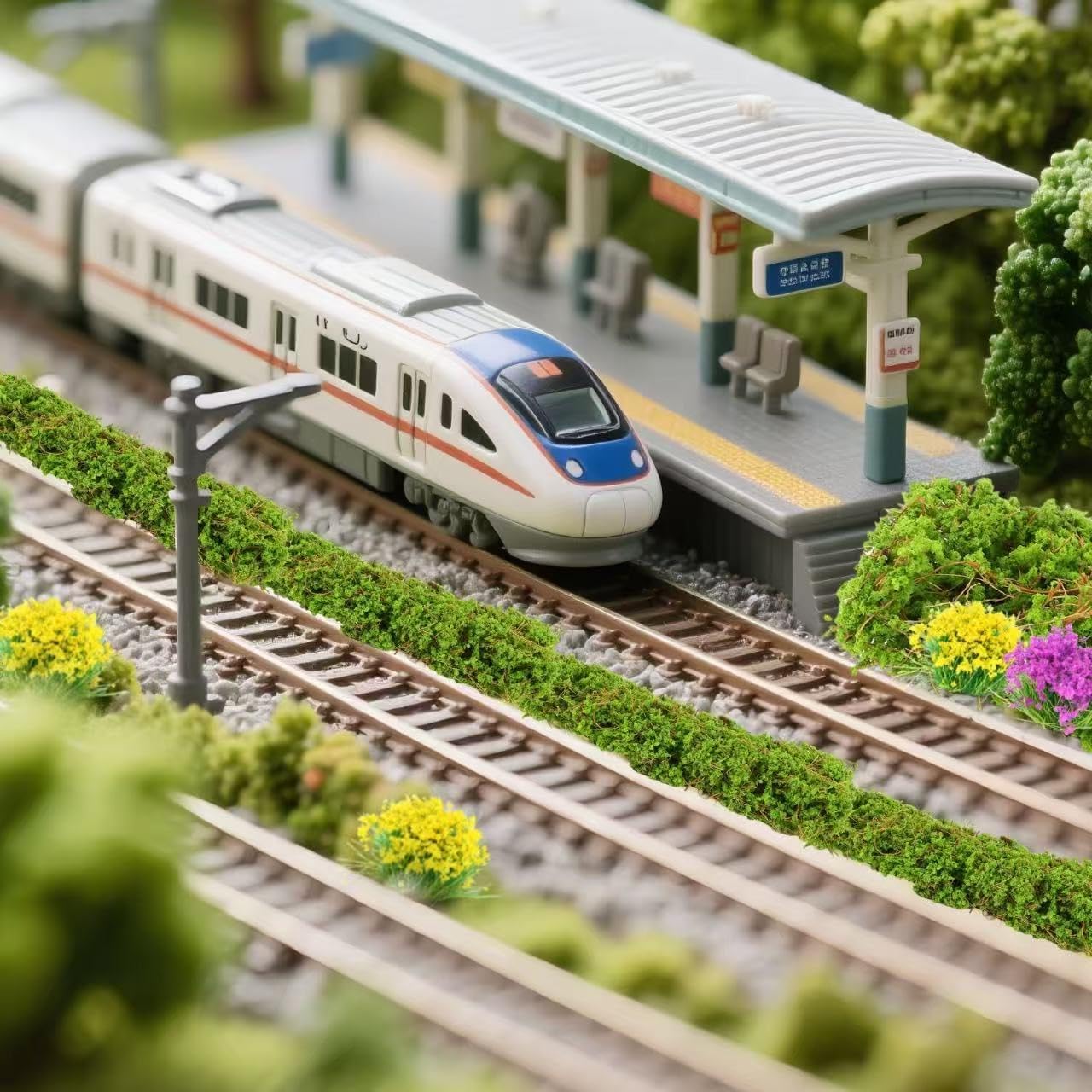 126 Pcs Static Grass Bushy Tufts Lowland Miniature Shrubs Bushes Terrain Model Kit for Train Landscape Railroad Scenery Sand Military Layout Model Miniature Bases and Dioramas