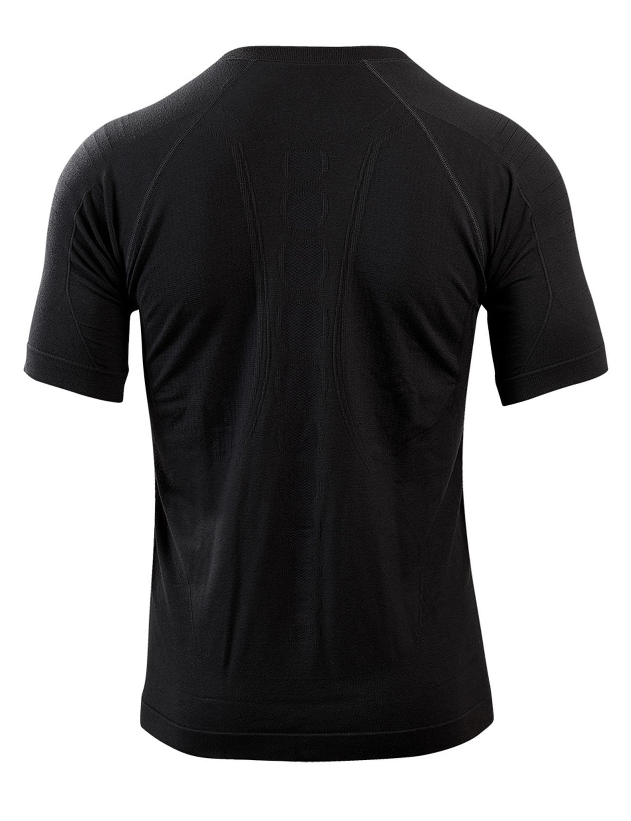Sleepshirt AVIOR/Herren Schlaf-Shirt/Kurzarm Oberteil/Seamless – ohne störende Nähte | dreimal weicher als Baumwolle/Thermoregulierende und atmungsaktive Funktions-Nachtwäsche