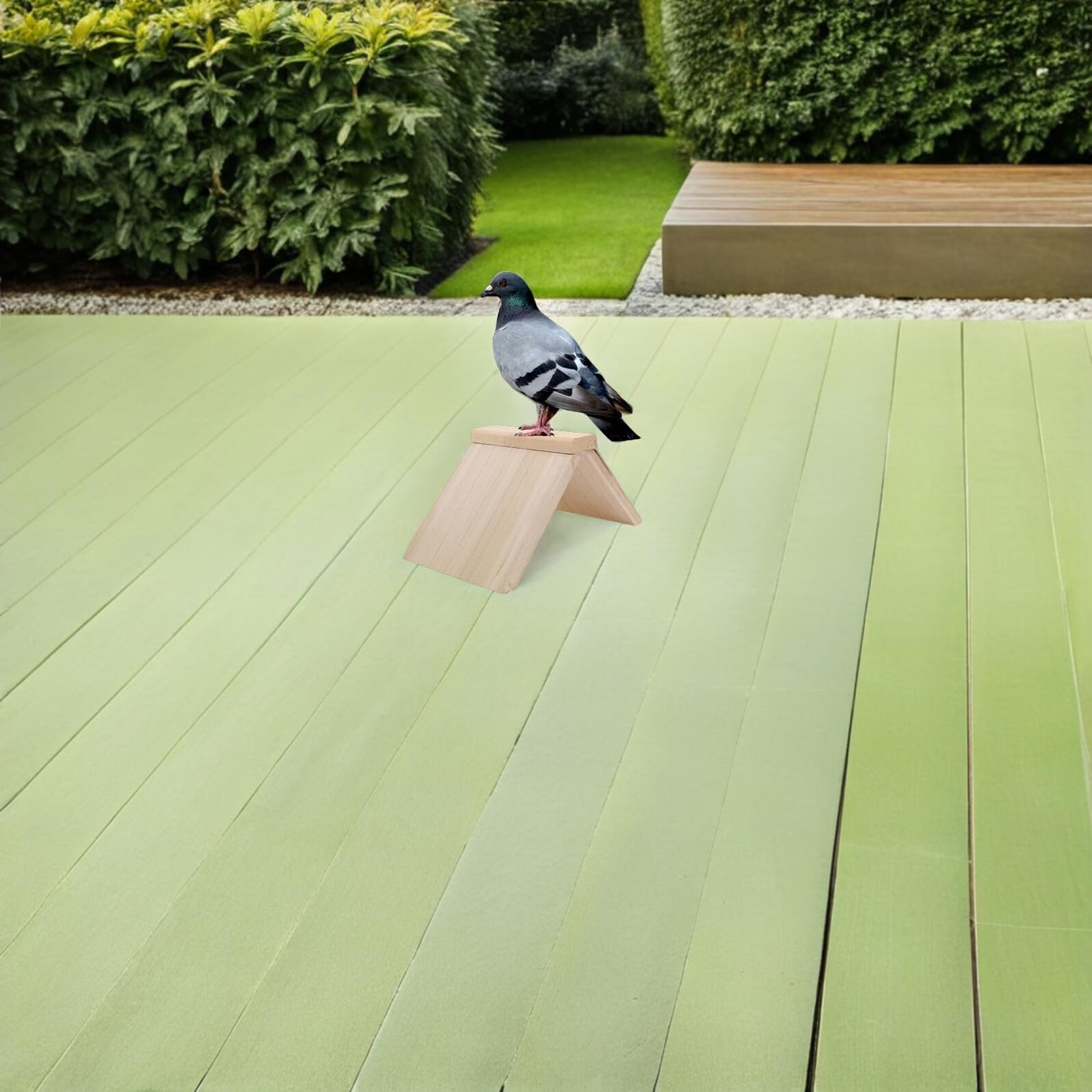 SUPVOX 6 Soportes para Palomas de Madera Maciza, Perchas para Pájaros Pequeñas, Plataforma Estable para Palomar, Accesorio para Jaulas, Soporte Higiénico para Aves, Uso Interior