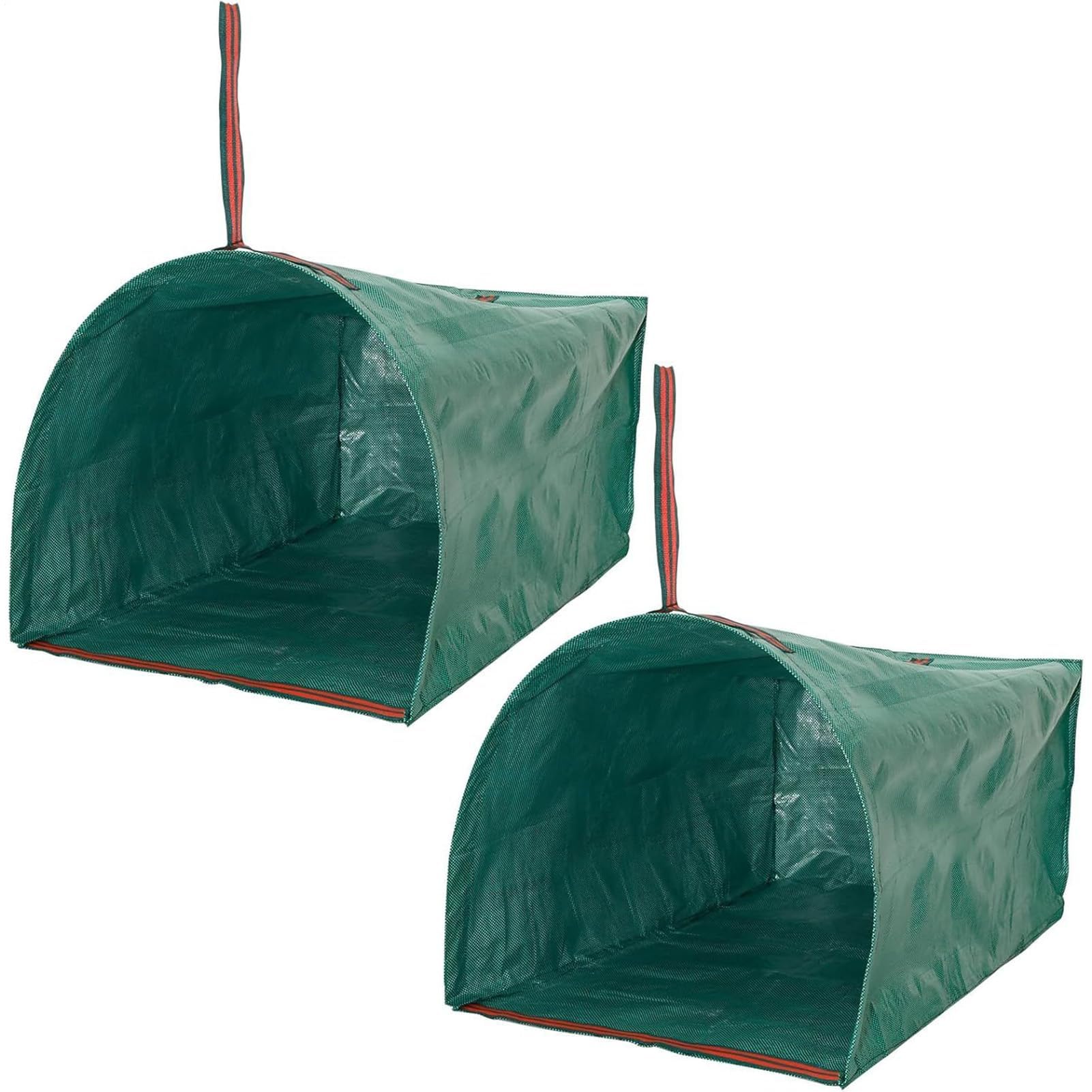 Grands sacs à déchets de jardin imperméables – 2 sacs poubelle réutilisables pour le nettoyage de la cour – Idéal pour l'élagage, les fêtes en plein air, le camping, les barbecues et l'aménagement