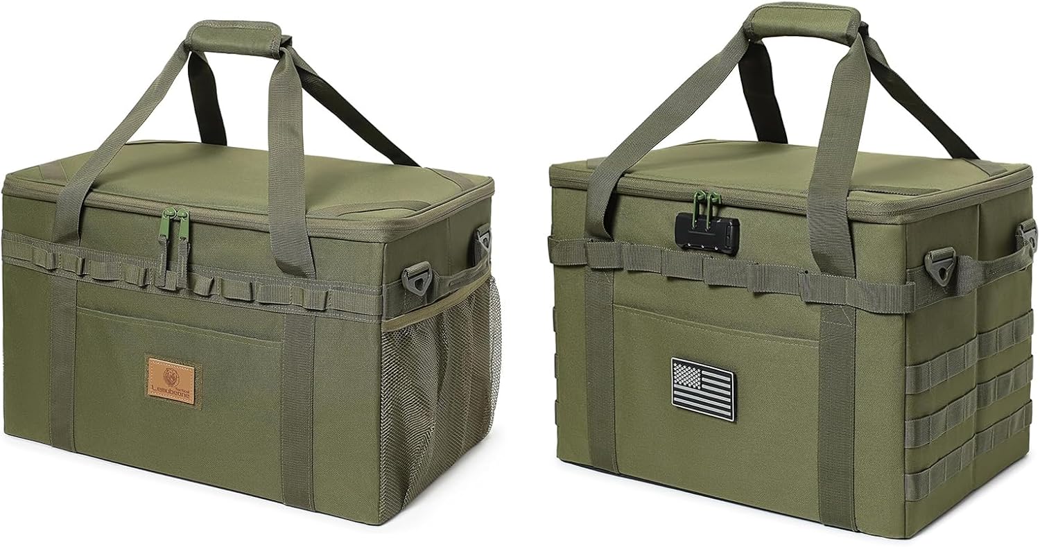 46L Camping Storage Bag and 38L Camping Storage Bag with Combination Lock