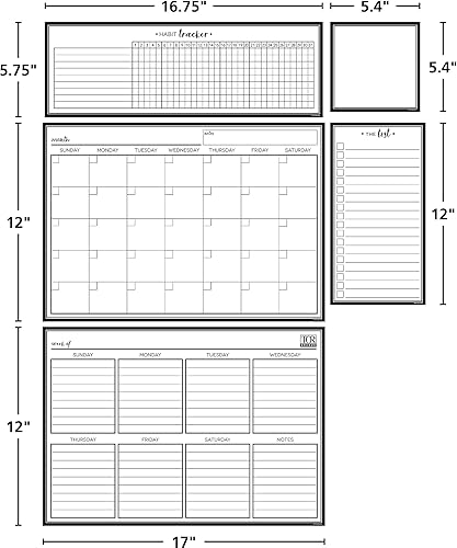 Miniatura 5 de Juego de calendario magnético colorido de borrado en seco