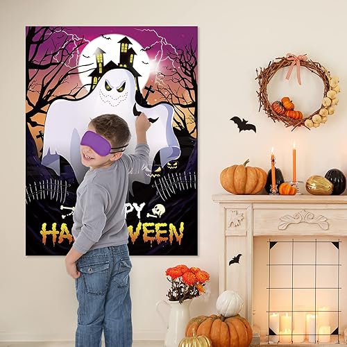 Vista 138 de WERNNSAI Pin The Soccer on The Goal - Póster de decoración de fiesta temática deportiva para niños con 24 calcomanías de pelota para aula, regalos