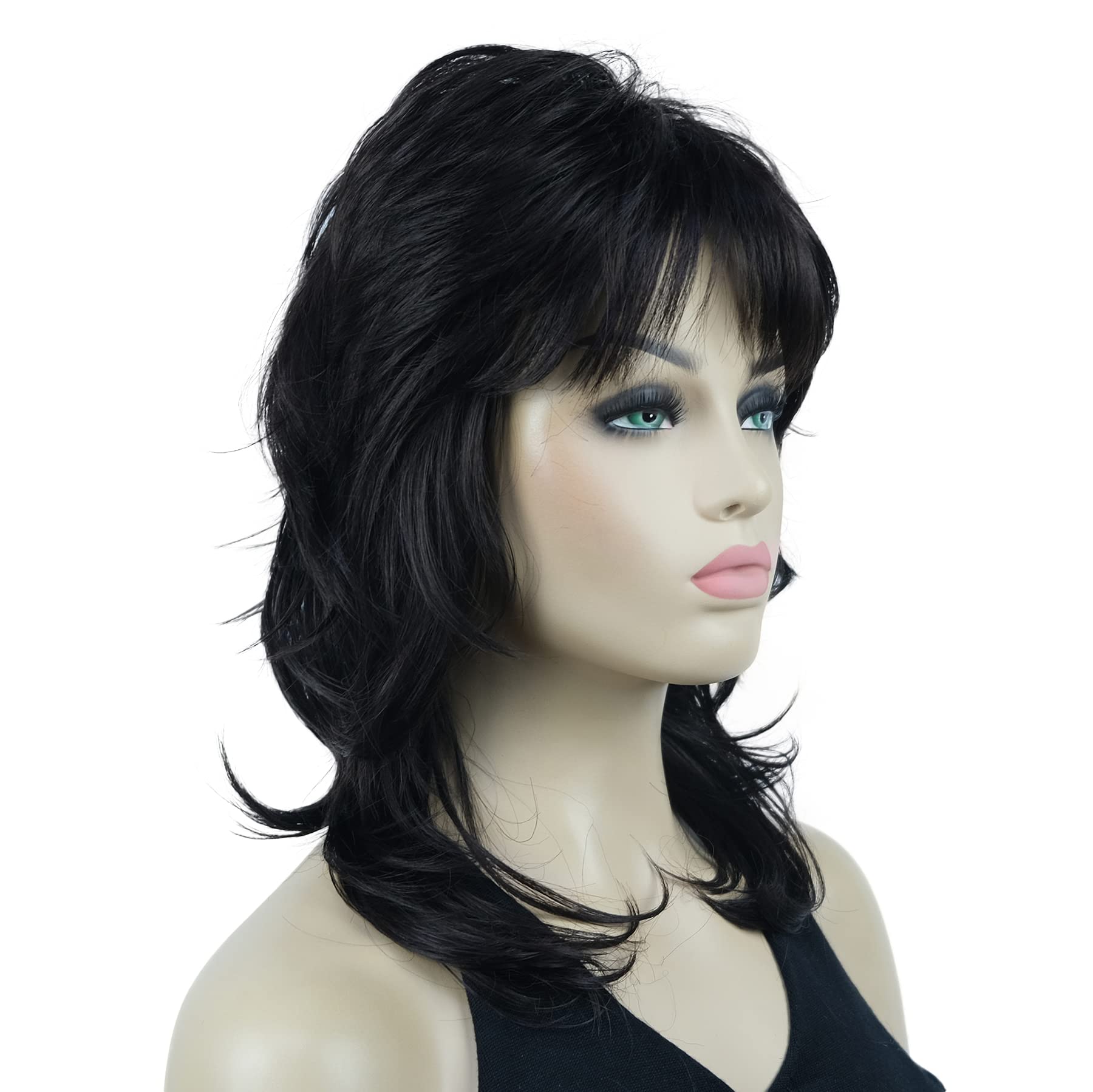 Large Cap Synthetic Shag Wig with Memory Cap, Mid-Length Layers Amazon.com : Lydell Long Soft Shaggy Layered Classic Cap  main image 4