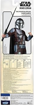 Star Wars The Mandalorian Official Halloween Costume Accessory - Light Up Retractable Plastic Saber