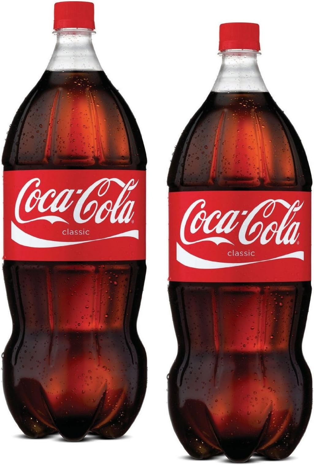 2 Coca Cola 2 Liter bottles (coke 2l 2pk)