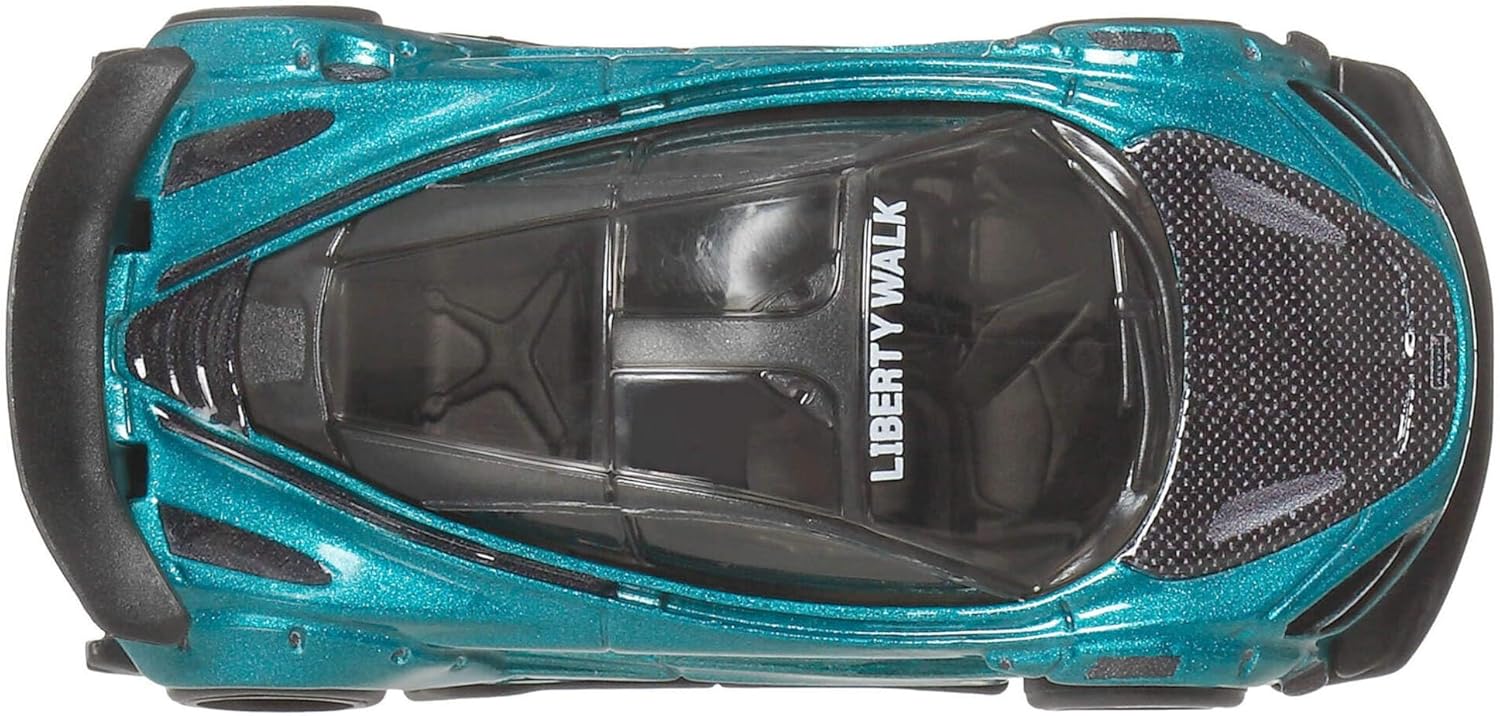 Hot Wheels Premium Car Culture Silhouettes 1:64 Scale Die-Cast LB-Works McLaren 720S Vehicle with Real Riders Tires & Metal/Metal Body & Chassis