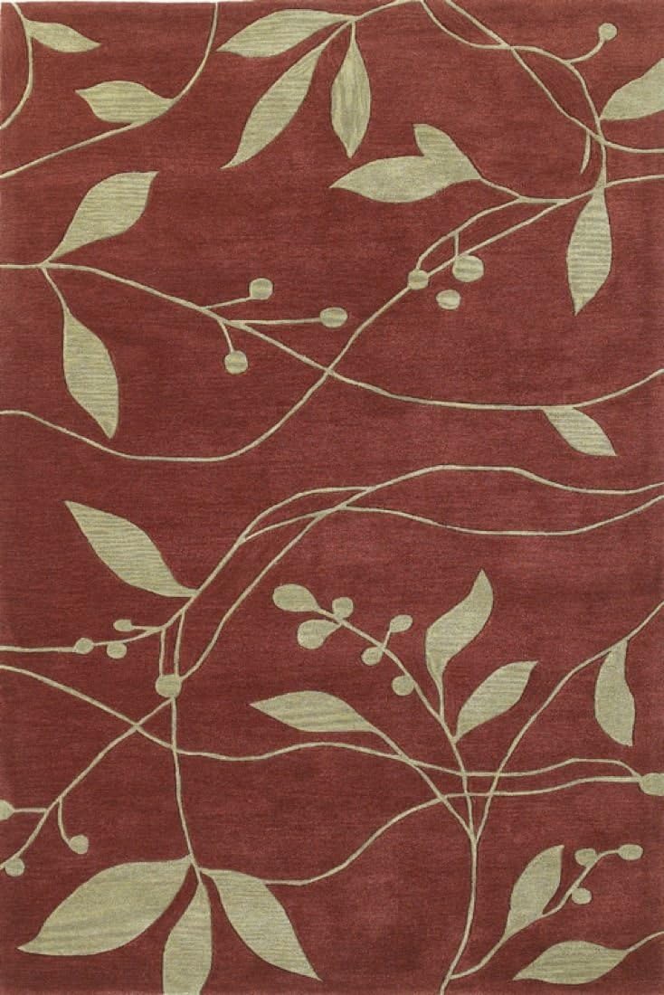 Area Rug 8x10 Rectangle Transitional Rust Color - Kas Bali Rug from RugPal