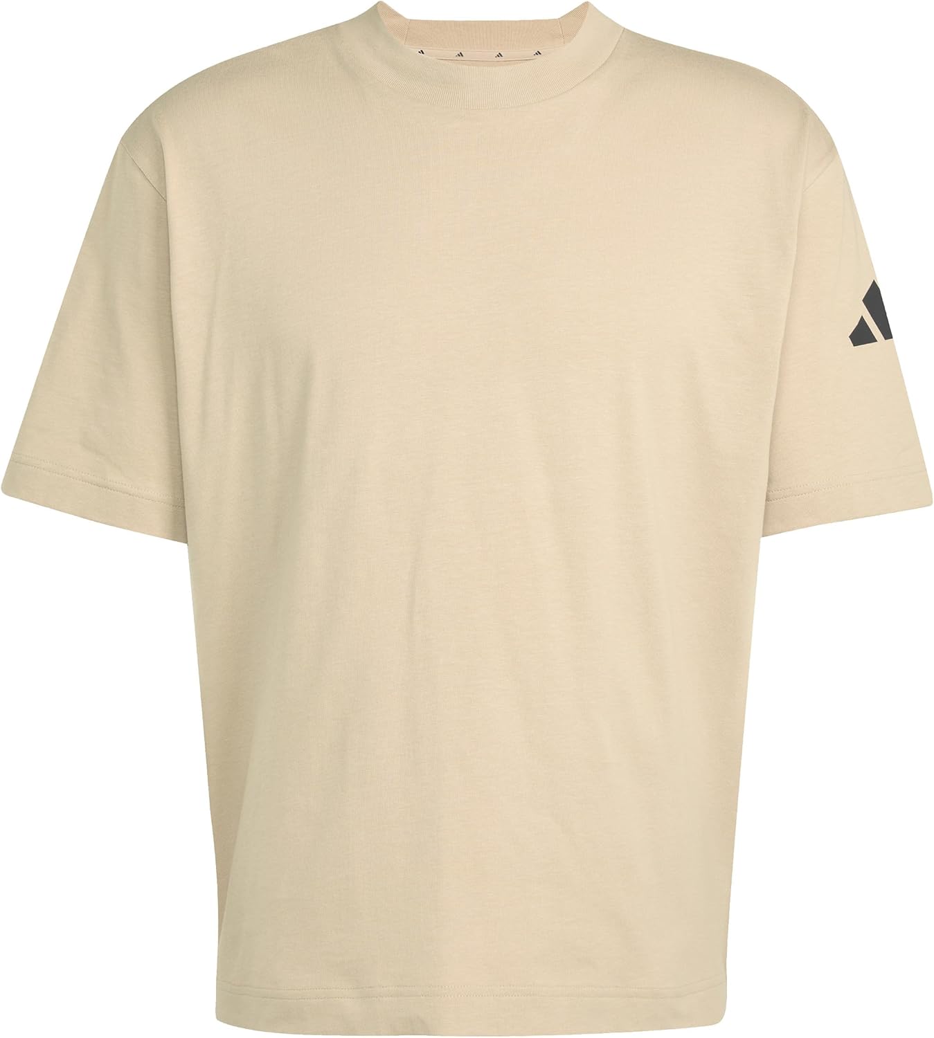 تيشيرت اسنشيالز بقصة فضفاضة مزين بشعار 3 خطوط للرجال من اديداس... - view 1