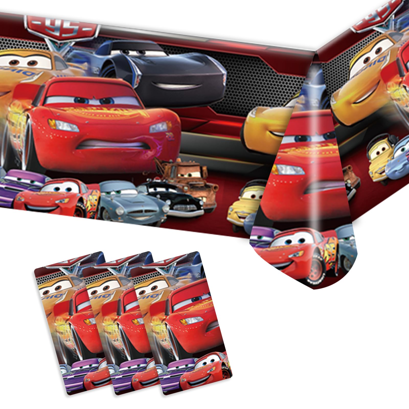 3Pcs Cartoon Cars Tablecloth(MH-P-SDMK-ZB1-3pcs-002)