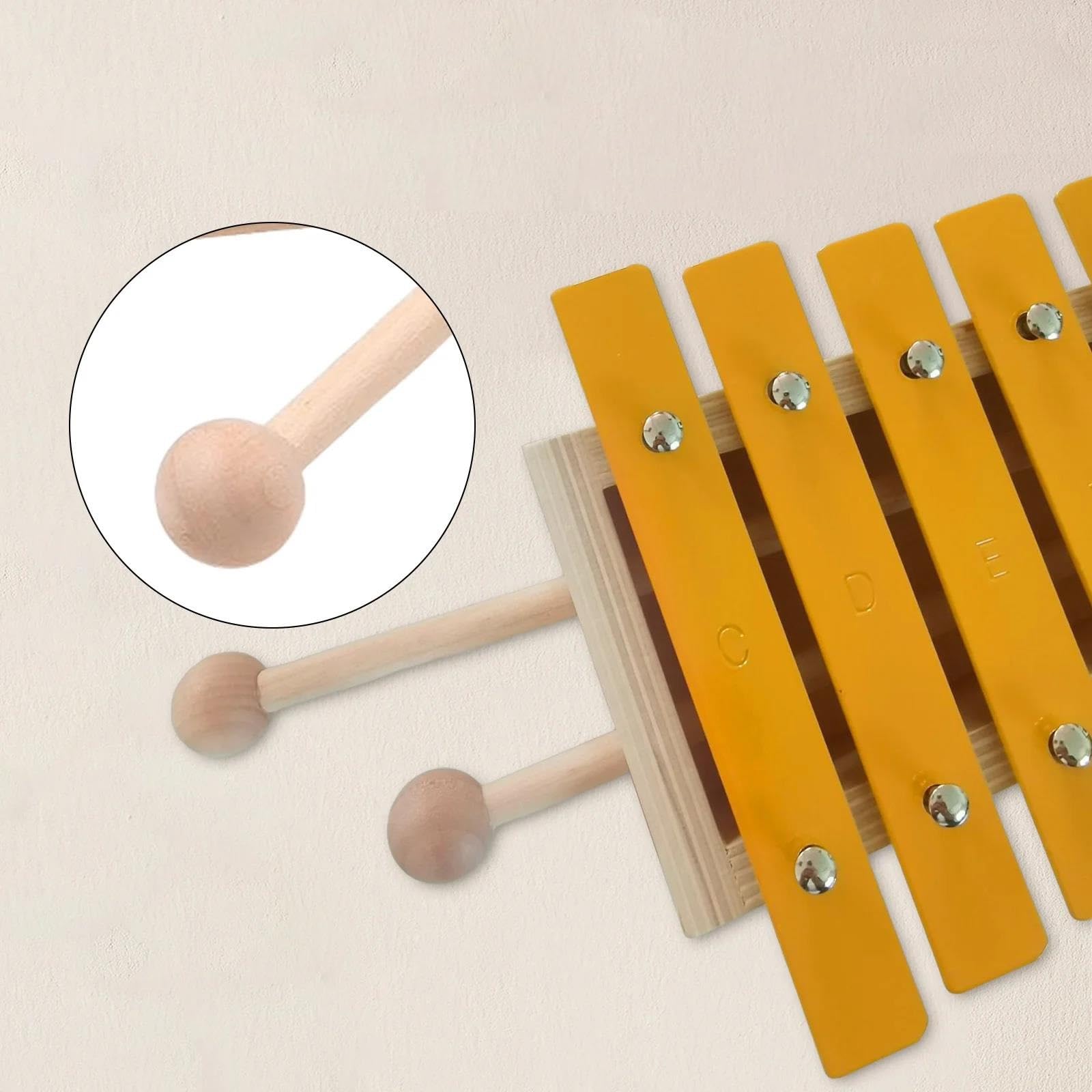 Xilofono Professionale Professionale Per Principianti 13 Note Glockenspiel Classico Colore Legno Xilofono Tasti In Metallo