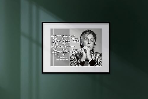 Miniatura 5 de Paul McCartney - Póster con cita para decoración artística, póster genial para pared, Beatles, Abbey, Road Crosswalk Merchandising, Memorabilia,