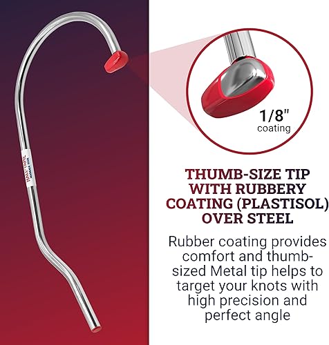 Miniatura 2 de Hall of Fame - Herramienta de masaje de cuello y espalda, herramienta de masaje de punto de gatillo con gancho de auto masaje para aliviar el dolor,