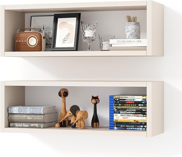 Kaboon Floating Cube Shelves for Wall, Display Shelves Wall Mount