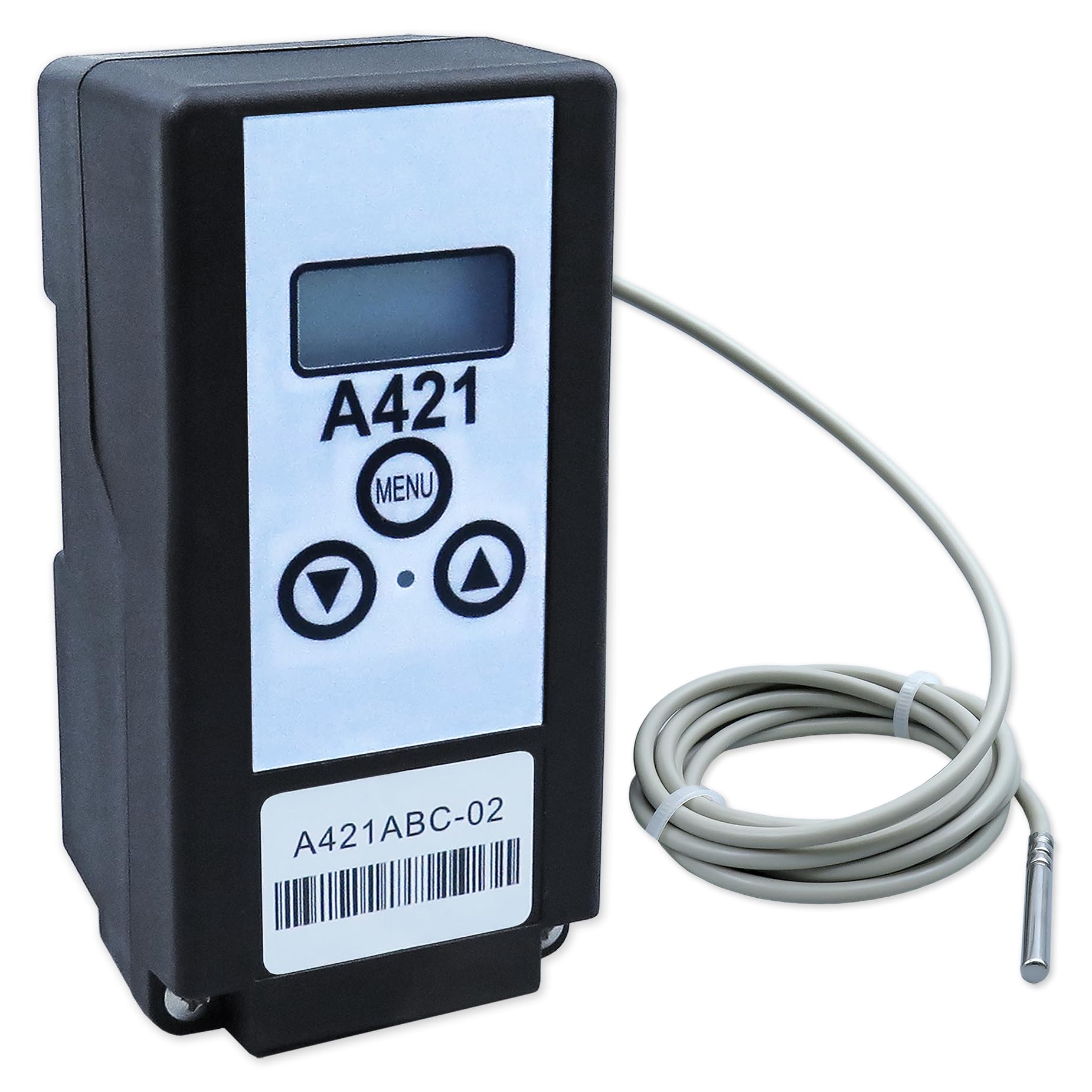 A421ABC-02C A421 Series Electronic Temperature Control 120/240VAC with A99BB-200C Temperature Sensor，SPDT，-40 to 212 Degree F Temperature Range