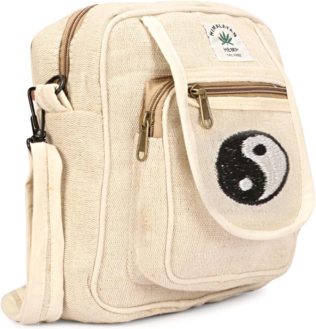 LONGING TO BUY Hemp Sling Bag, Hemp Crossbody Bag For Men And Women - Image 4