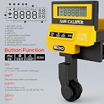 VLOXO Caliber Measuring Tool for Miter Saws Digital Caliper Measurement Eliminates Need to Mark Materials Adjustable English and Metric Measurements Tools for Kind of Saw Fence