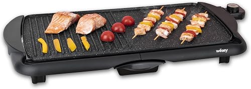 Plancha Electrique et Grill sur Table STO52 Compacte 2 en Wëasy