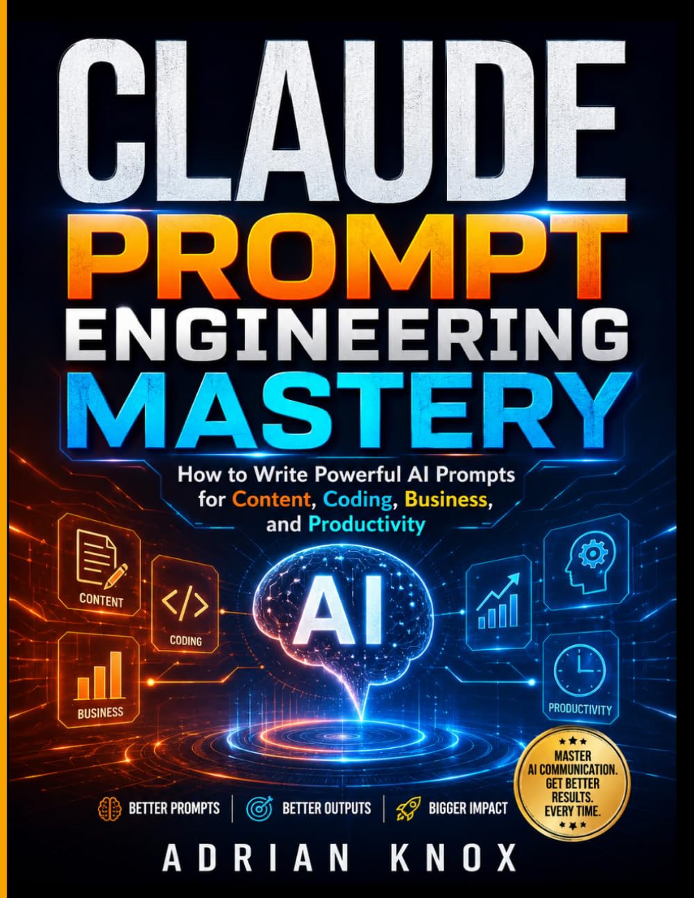 CLAUDE PROMPT ENGINEERING MASTERY: How to Write Powerful AI Prompts for Content, Coding, Business, and Productivity