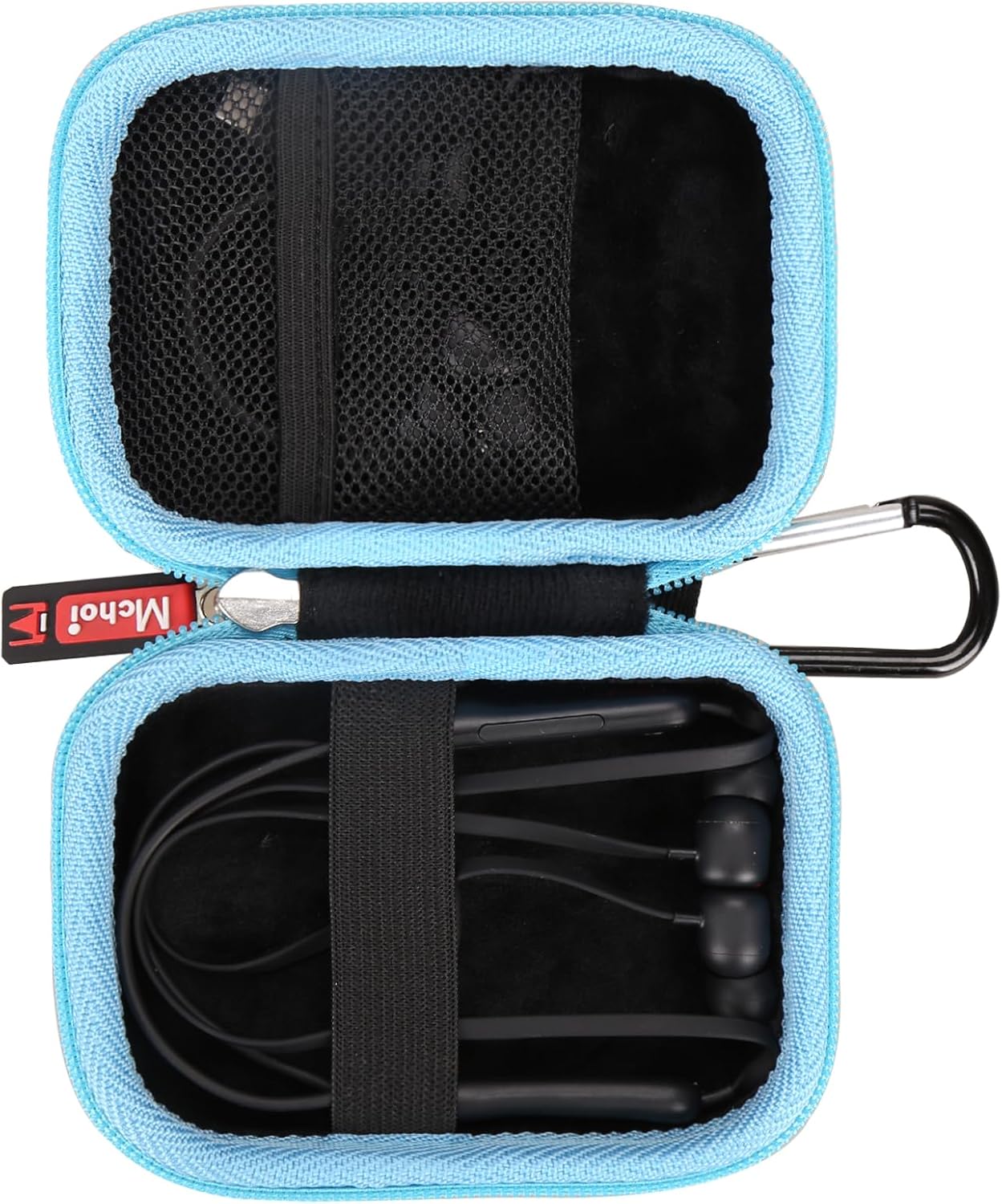 Mchoi Earphone Case for Beats Flex Wireless Earbuds, Portable Protective Case, Blue - Image 2