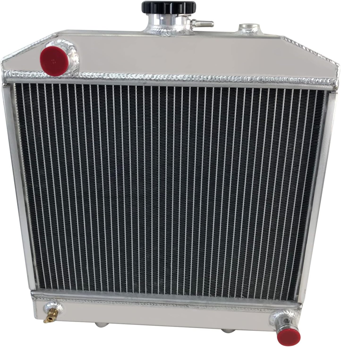 2 Core Tractor Radiator Fits Ford New Holland Compact 1000 1500 1600 1700 SBA310100031,2-Row Aluminum Radiator