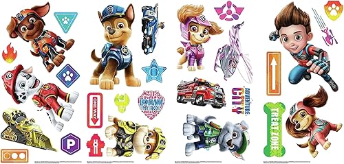 RoomMates RMK4819SCS Paw Patrol - Calcomanías de pared para despegar y pegar
