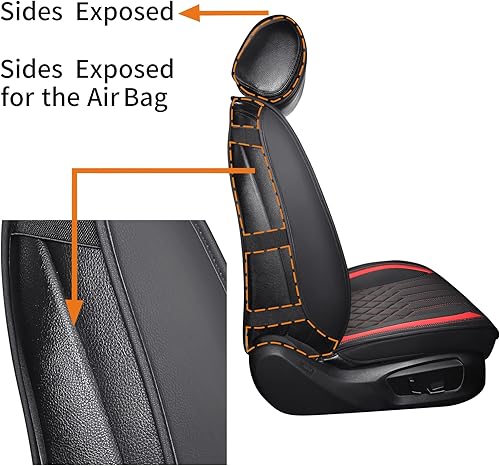 Miniatura 4 de Tomatoman Fundas de asiento de coche compatibles con Nissan Frontier Pathfinder Sentra Maxima Versa Xterra Altima X-Trail Rogue Armada Cube Juke