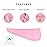 AIDEA Microfiber Hair Towel Wrap, 2 Pack Hair Turbans, Super Absorbent Quick Dry Hair Towel Wrap for All Hair Types Anti Frizz, 2610, Pink