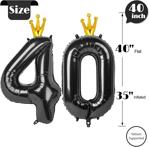 Miniatura 101 de Globo de número 5 de 40 pulgadas, globo de 5º cumpleaños, decoraciones de globos rosas de cinco años, globos de números 5, 15, 50, suministros