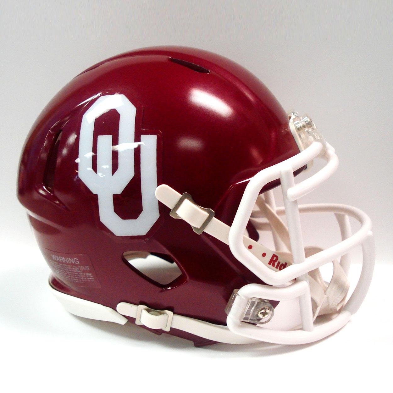 Riddell Miniature Ncaa Speed Helmet Oklahoma
