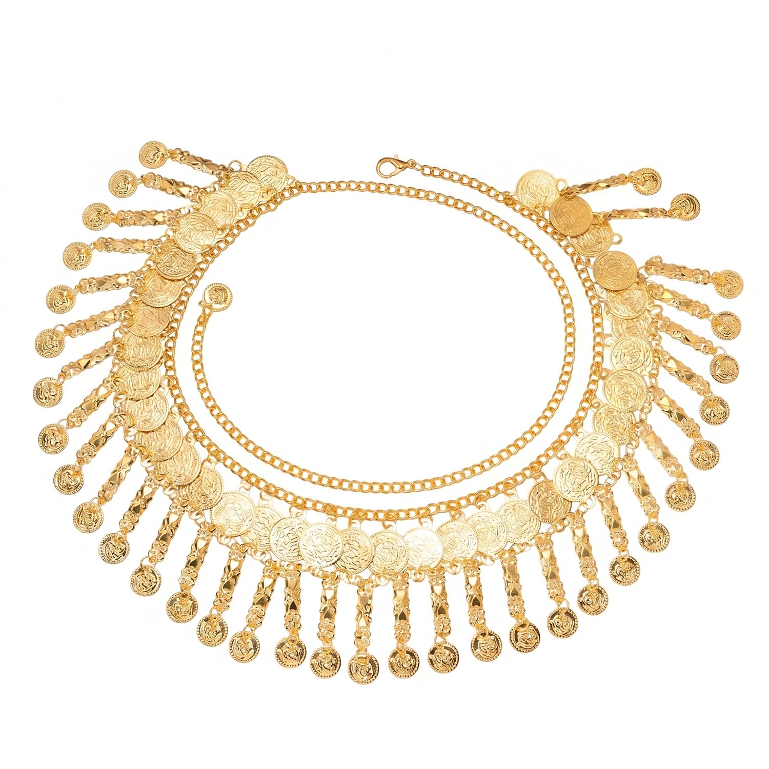 Ethnic Coin Tassel Boho Belly Chain Kamarband for Women & Girls | Gold Plated | Festive Bridal Jewellery | Anniversary Birthday Gift for Her-image-41