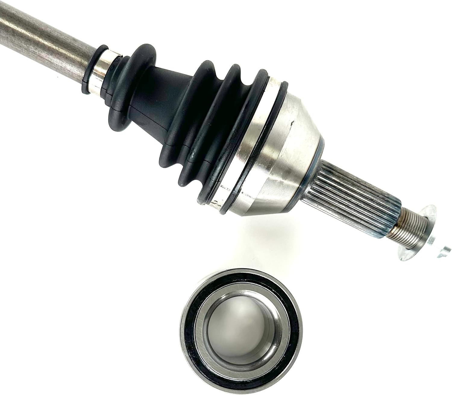 DTA 2 Front CV Axles & Wheel Bearings Compatible with 2007–2025 Club Car XRT 1550, Carryall 1500 1700 – Replaces Axle OEM 103762201 & Bearing OEM 102464301