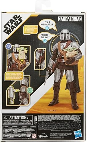 Miniatura 8 de STAR WARS Galactic Action The Mandalorian & Grogu - Figuras de acción electrónicas interactivas de 12 pulgadas, juguetes para niños a partir de 4