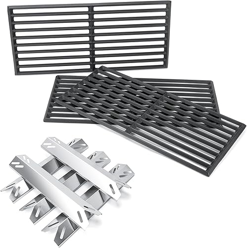 Miniatura 1 de Hisencn Placas de calor y rejillas de cocción para Cuisinart 2456, GAS9456AS, GAS9456ASO, piezas de repuesto para tiendas de campaña de calor para