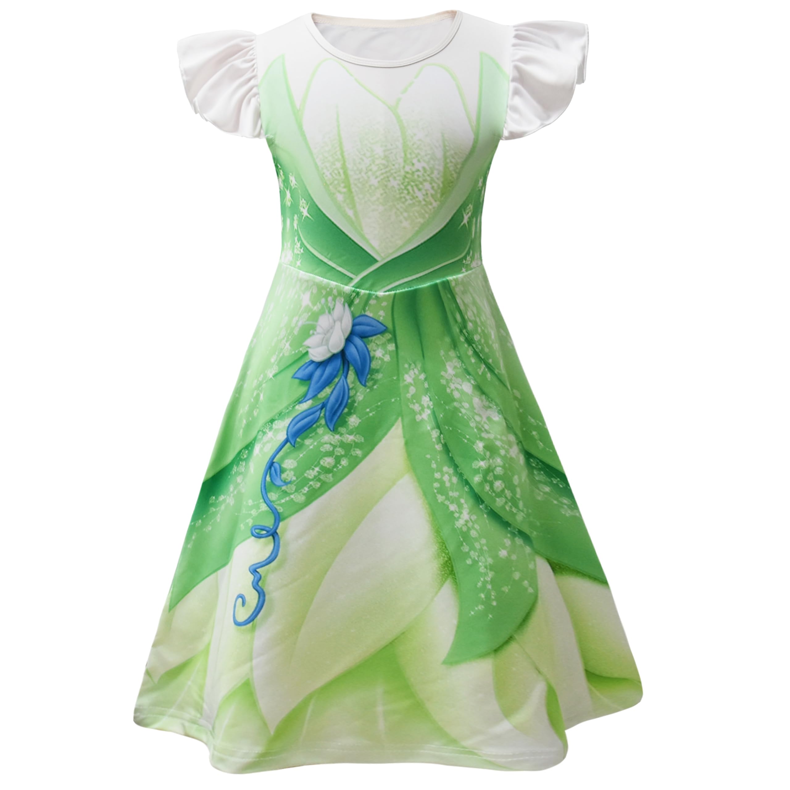 AOVCLKID Girls Princess Costume Birthday Party Dress Halloween Cosplay Outfits